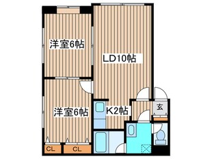 ベルシャスⅠの物件間取画像